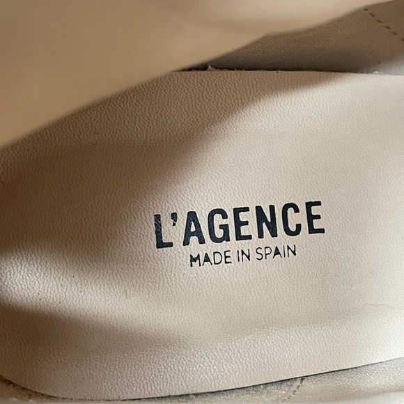 L’Agence | Aimée Bootie in Brown Snake 38 - Picture 10 of 11